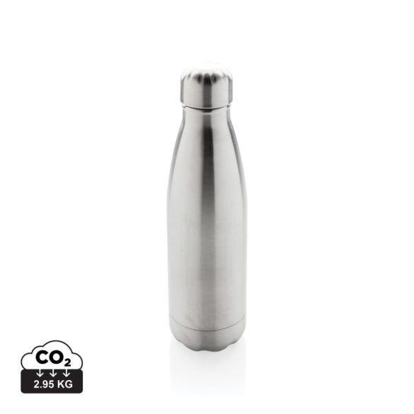 Vacuum insulated stainless steel bottle, silver