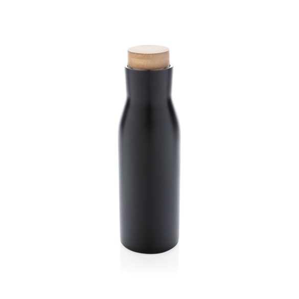 Clima leakproof vacuum bottle with steel lid, black