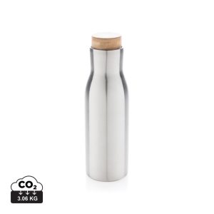 Clima leakproof vacuum bottle with steel lid, grey