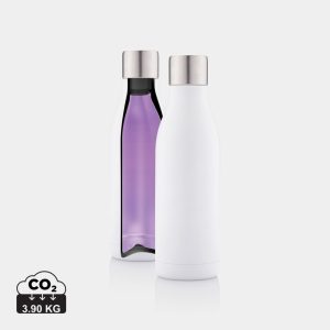 UV-C steriliser vacuum stainless steel bottle, white