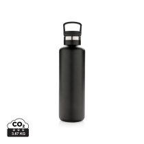 Vacuum insulated leak proof standard mouth bottle, black