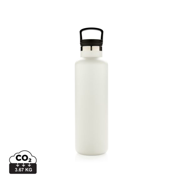 Vacuum insulated leak proof standard mouth bottle, white