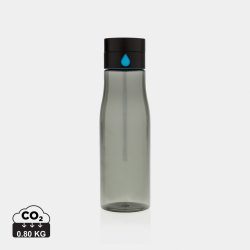 Aqua hydration tracking tritan bottle, black