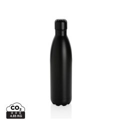 Solid colour vacuum stainless steel bottle 750ml, black