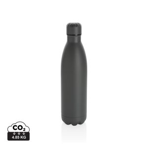 Solid colour vacuum stainless steel bottle 750ml, grey