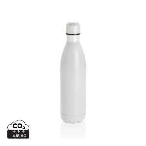 Solid colour vacuum stainless steel bottle 750ml, white