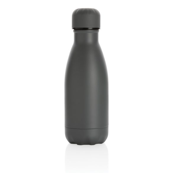 Solid colour vacuum stainless steel bottle 260ml, grey