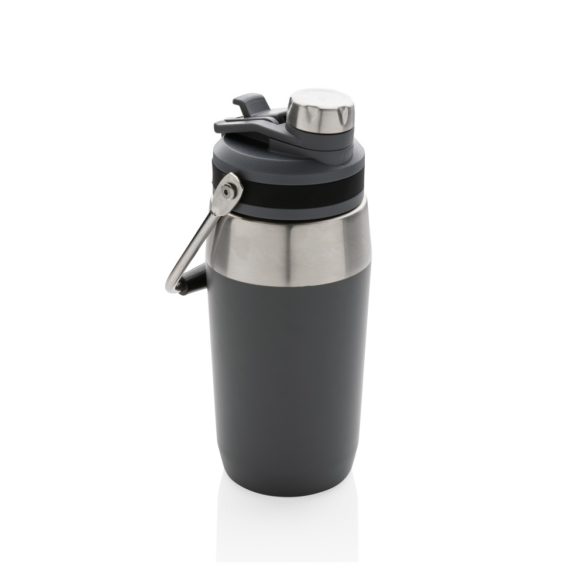 Vacuum stainless steel dual function lid bottle 500ml, anthracite