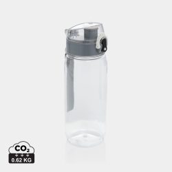   Yide RCS Recycled PET leakproof lockable waterbottle 600ml, transparent