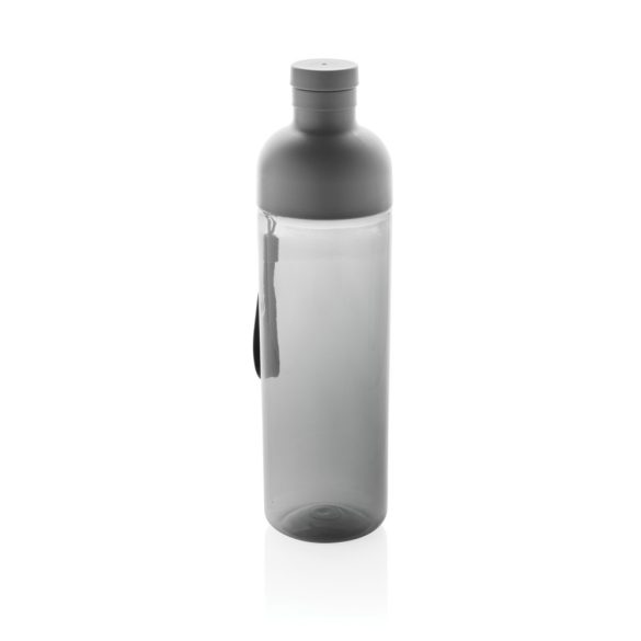 Impact RCS recycled PET leakproof water bottle 600ml, black