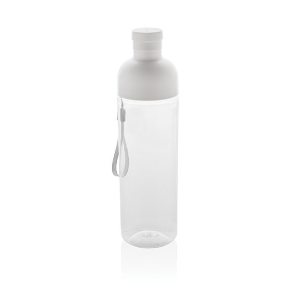 Impact RCS recycled PET leakproof water bottle 600ml, white