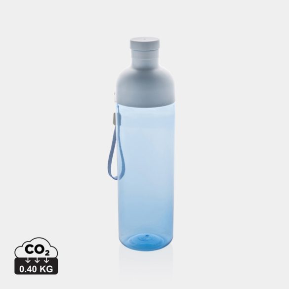 Impact RCS recycled PET leakproof water bottle 600ml, blue