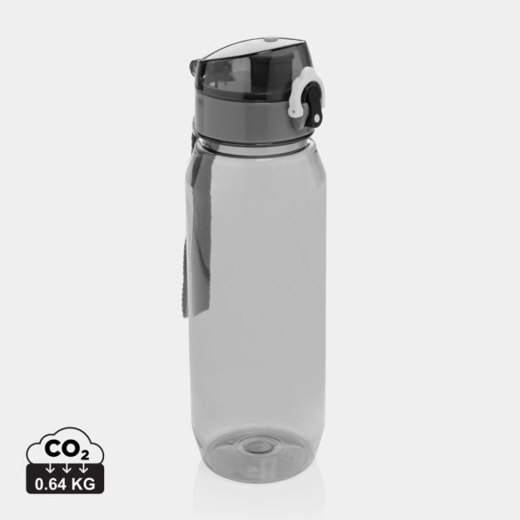 Yide RCS Recycled PET leakproof lockable waterbottle 800ml, black