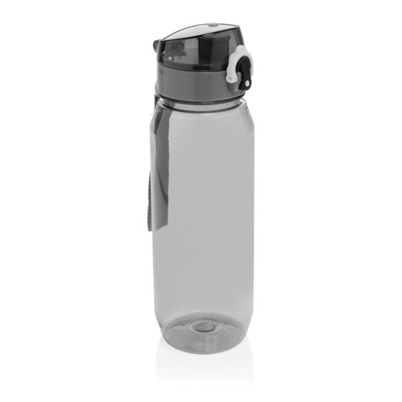 Yide RCS Recycled PET leakproof lockable waterbottle 800ml, black