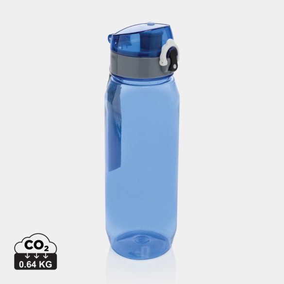 Yide RCS Recycled PET leakproof lockable waterbottle 800ml, blue