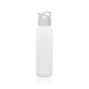 Oasis RCS recycled pet water bottle 650ml, white