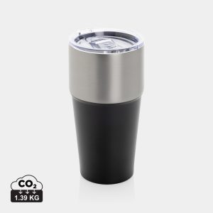 Fluid RCS certified recycled steel tumbler 500ml, black