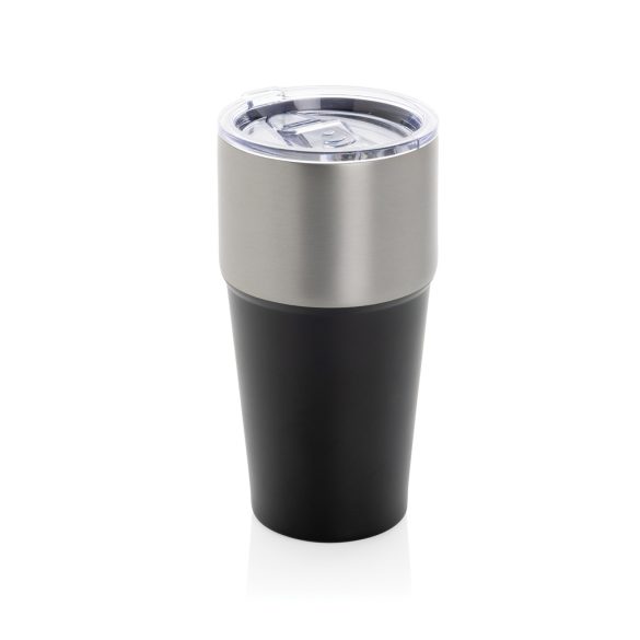 Fluid RCS certified recycled steel tumbler 500ml, black