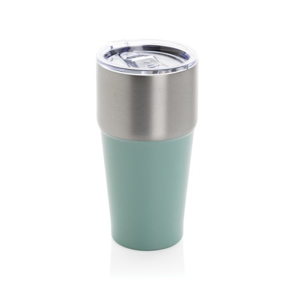 Fluid RCS certified recycled steel tumbler 500ml, green