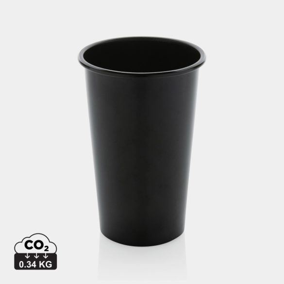 Alo RCS recycled aluminium lightweight cup 450ml, black