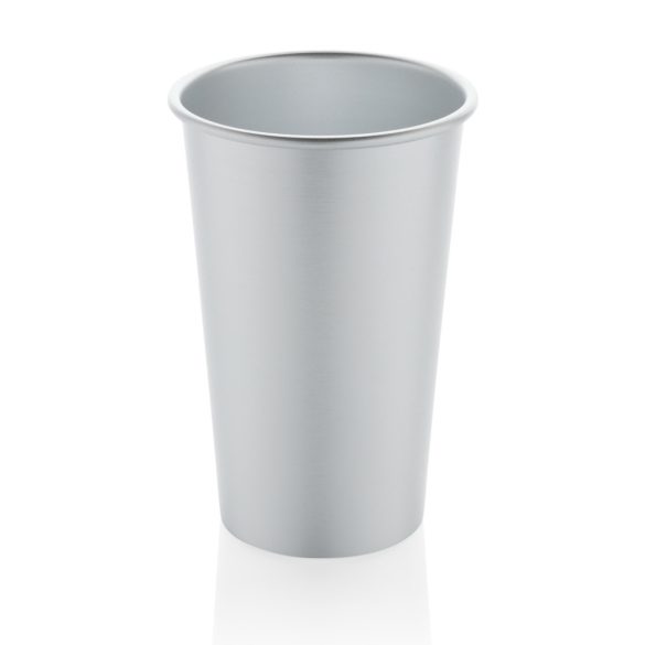 Alo RCS recycled aluminium lightweight cup 450ml, silver