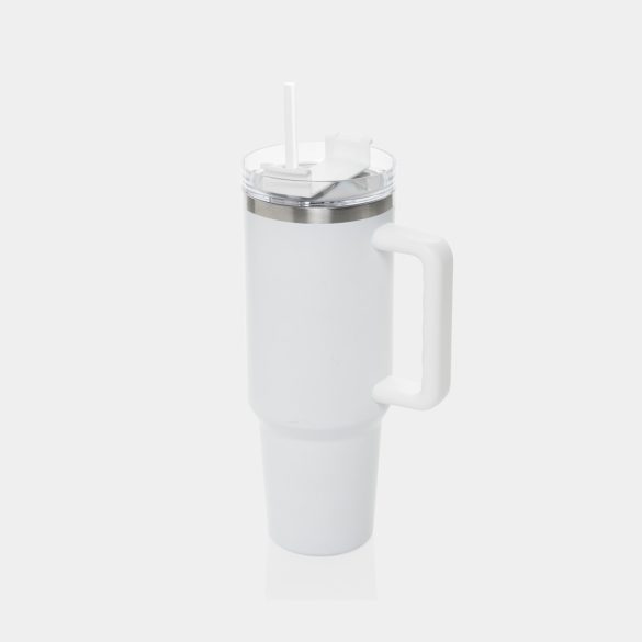 Stadley RCS recycled steel tumbler 1200ML, white