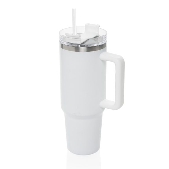 Stadley RCS recycled steel tumbler 1200ML, white