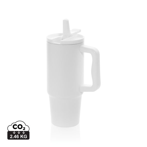 Embrace Leakproof RCS recycled stainless steel tumbler 900ml, white