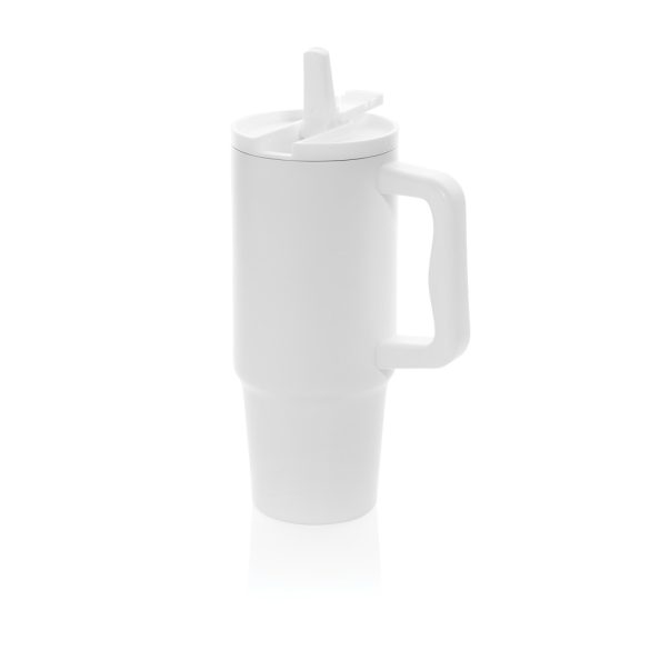 Embrace Leakproof RCS recycled stainless steel tumbler 900ml, white