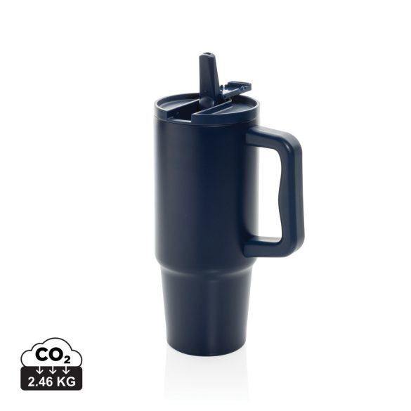 Embrace Leakproof RCS recycled stainless steel tumbler 900ml, navy