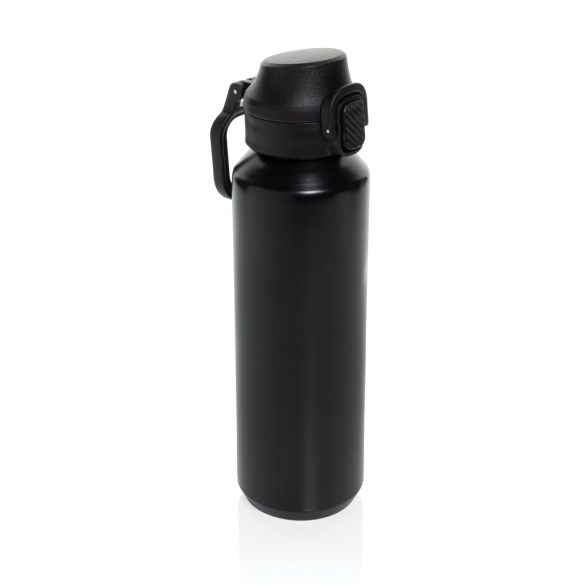 Via RCS Re-steel lockable sport bottle 600ML, black