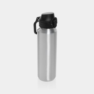 Via RCS Re-steel lockable sport bottle 600ML, silver