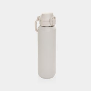 Via RCS Re-steel lockable sport bottle 600ML, beige