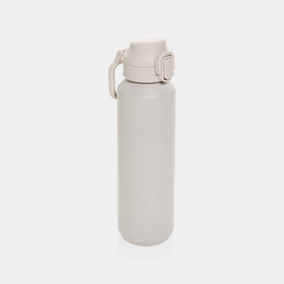 Via RCS Re-steel lockable sport bottle 600ML, beige