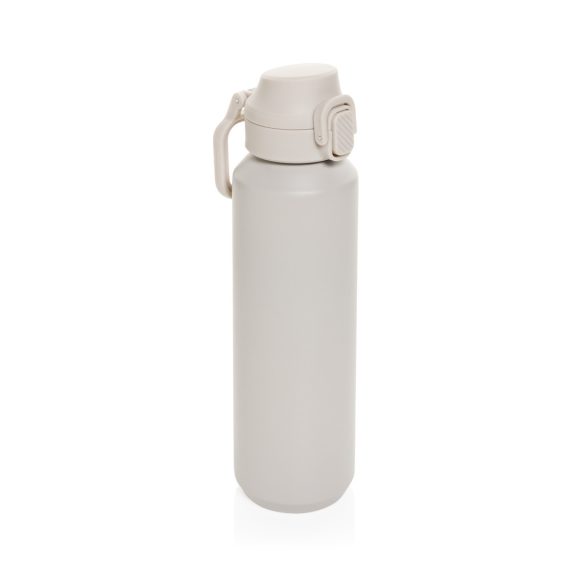 Via RCS Re-steel lockable sport bottle 600ML, beige