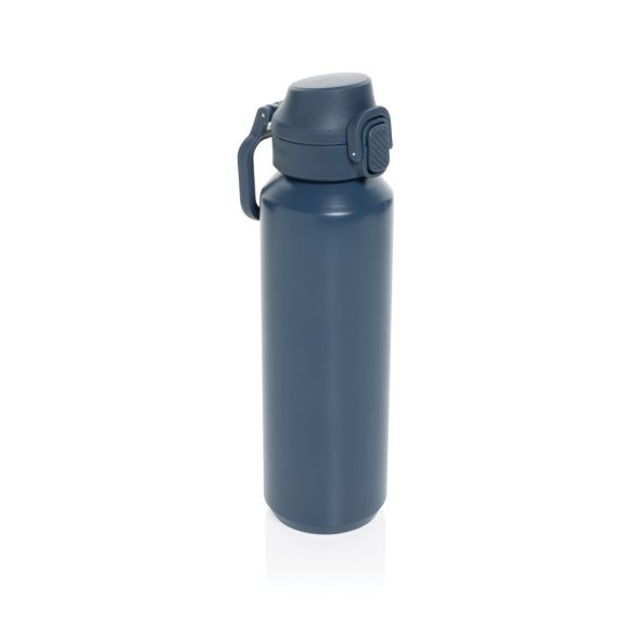 Via RCS Re-steel lockable sport bottle 600ML, navy