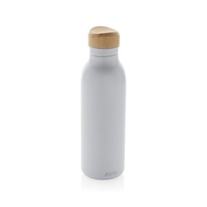 Avira Alcor RCS Re-steel single wall water bottle 600 ML, white