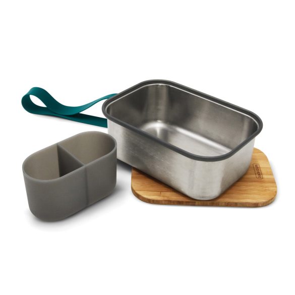 Black+Blum Stainless Steel Sandwich Box Large, turquoise