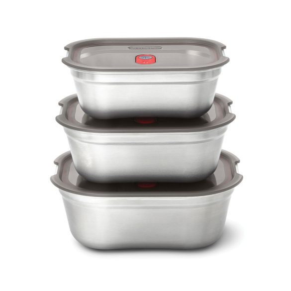 Black+Blum Mealprep Box 3pcs Set Small, Medium, Large, grey