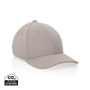 Milo AWARE™ recycled heather 6 panel cap 200gr, off white
