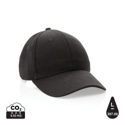   Impact 6 panel 280gr Recycled cotton cap with AWARE™ tracer,