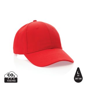 Impact 6 panel 280gr Recycled cotton cap with AWARE™ tracer,