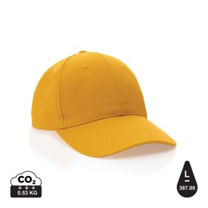 Impact 6 panel 280gr Recycled cotton cap with AWARE™ tracer,