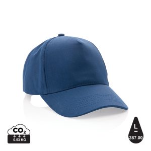 Impact 5panel 280gr Recycled cotton cap with AWARE™ tracer,