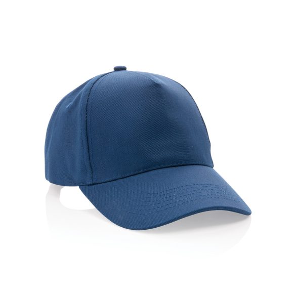Impact 5panel 280gr Recycled cotton cap with AWARE™ tracer, navy