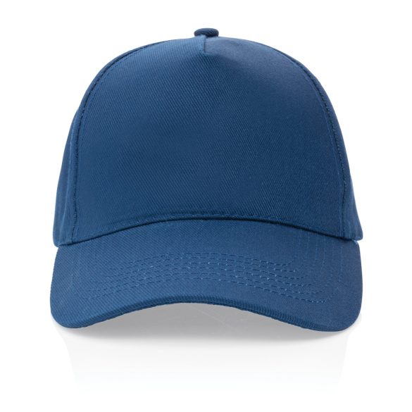 Impact 5panel 280gr Recycled cotton cap with AWARE™ tracer, navy