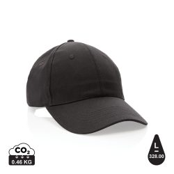   Impact 6 panel 190gr Recycled cotton cap with AWARE™ tracer,