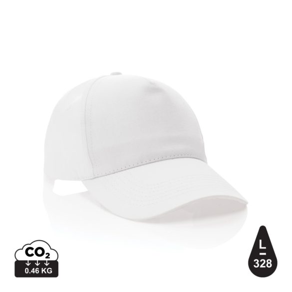 Impact 5 panel 190gr Recycled cotton cap with AWARE™ tracer,