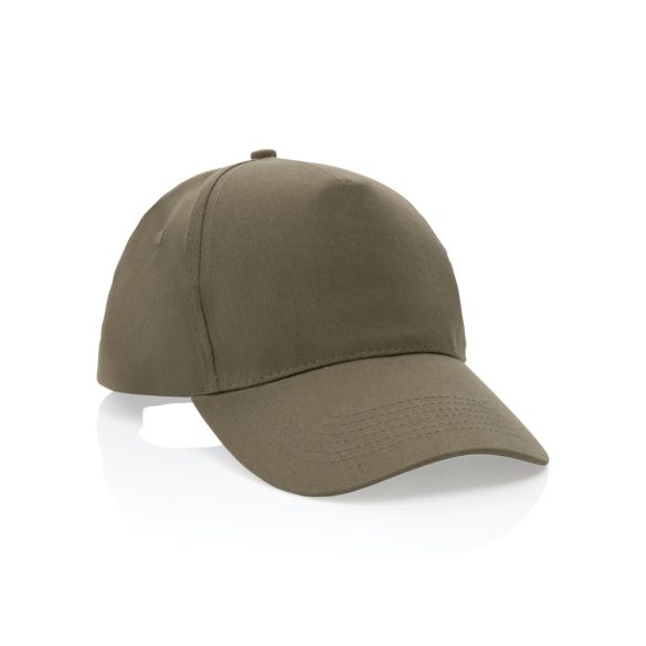 Impact 5 panel 190gr Recycled cotton cap with AWARE™ tracer,