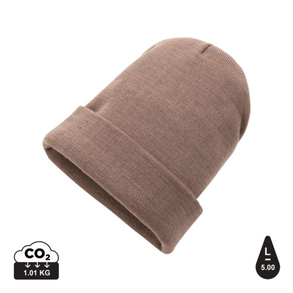 Impact Polylana® beanie with AWARE™ tracer, brown